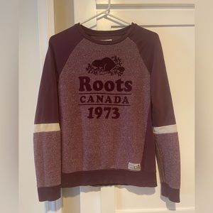 Roots Canada Crewneck Long Sleeve Sweatshirt Size XXS